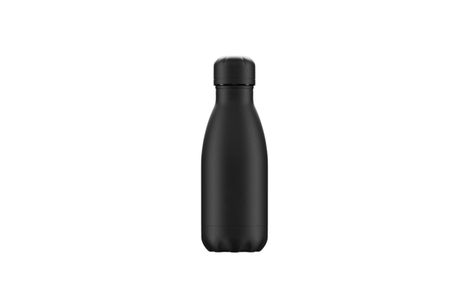 Chilly's Original Bottle 260ml Monochrome All Black