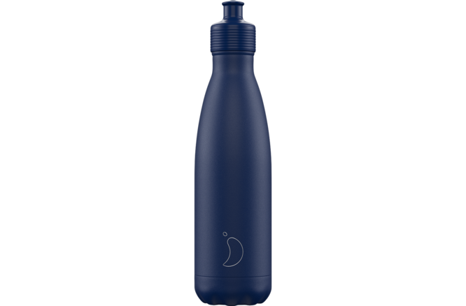 Chilly's Original Sports Bottle 500ml Matte Blue
