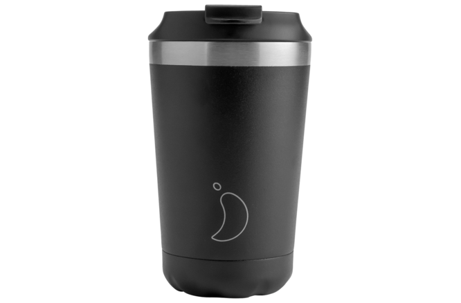 Chilly's Original Coffee Cup 340ml Monochrome Black