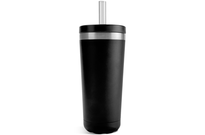 Chilly's Original Straw Coffee Cup 500ml Monochrome Black