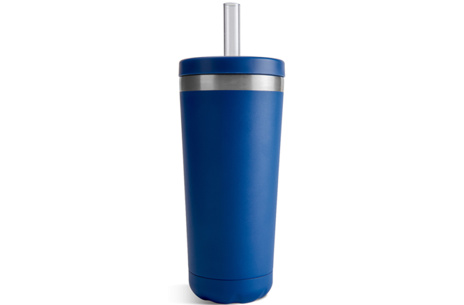 Chilly's Original Straw Coffee Cup 500ml Matte Blue