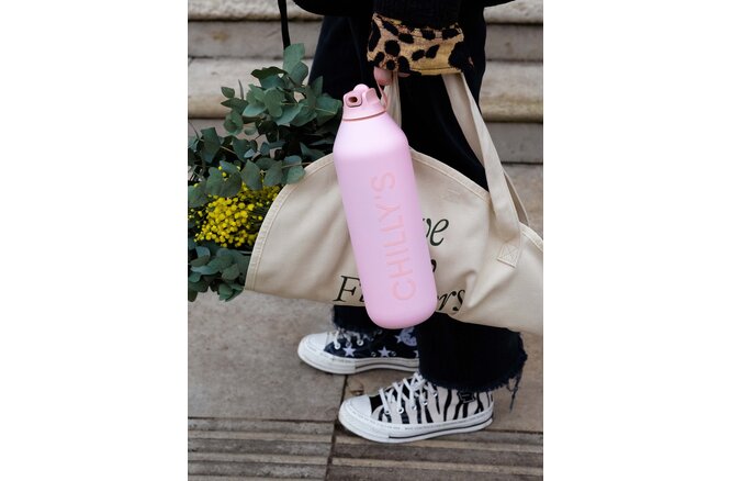 Chilly's Series 2 Flip Bottle 1l Blush Pink