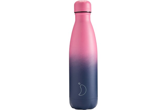 Chilly's Gradient 500ml Bottle Pink Navy