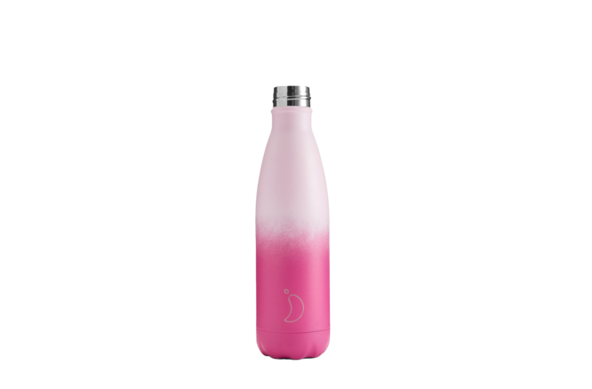 Chilly's Gradient 500ml Bottle Rose Blush