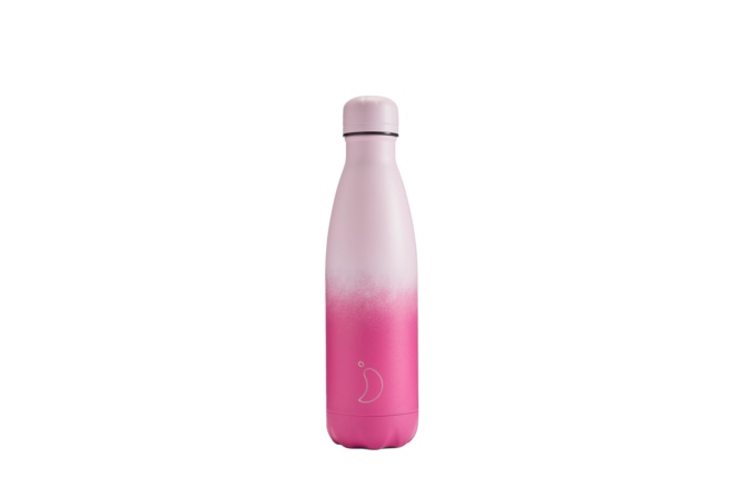 Chilly's Gradient 500ml Bottle Rose Blush