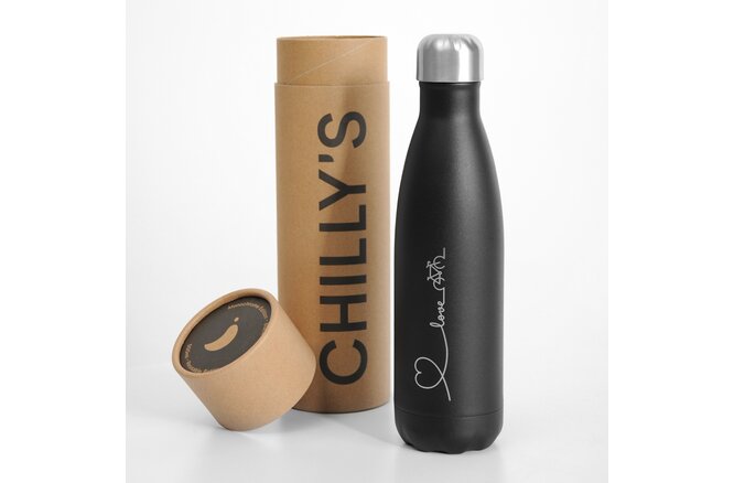 Chilly's Original Bottle 500ml Monochrome Black