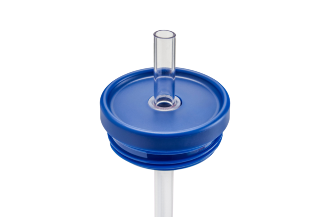 Chilly's Original Straw Coffee Cup 500ml Matte Blue