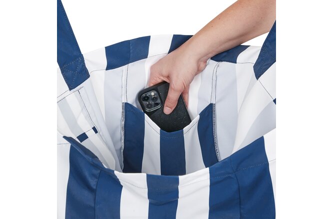 Dock & Bay Foldable Bag Medium whitsunday blue