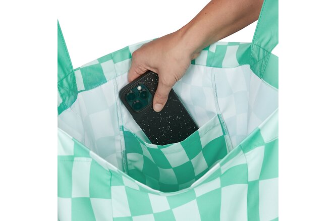 Dock & Bay Foldable Bag Medium check mate