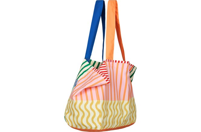 Dock & Bay Foldable Bag Medium stripe up your life