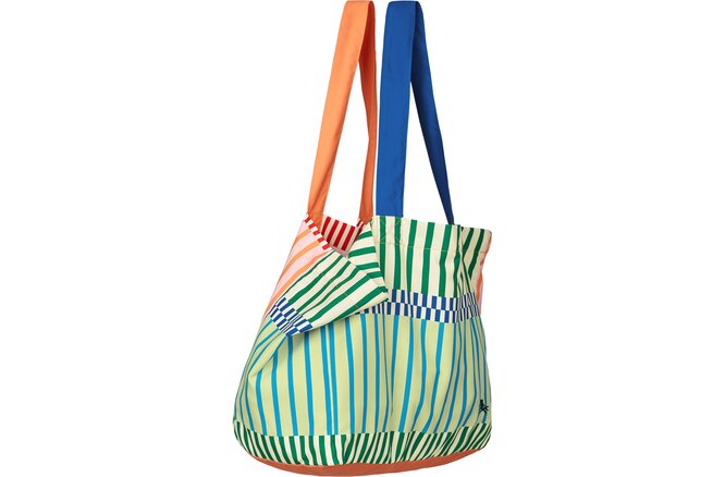 Dock & Bay Foldable Bag Medium stripe up your life