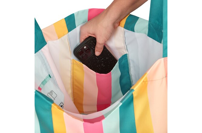 Dock & Bay Foldable Bag Medium coastal candy