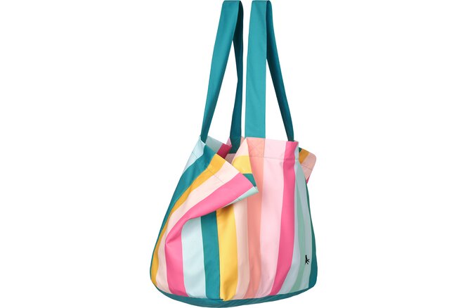 Dock & Bay Foldable Bag Medium coastal candy