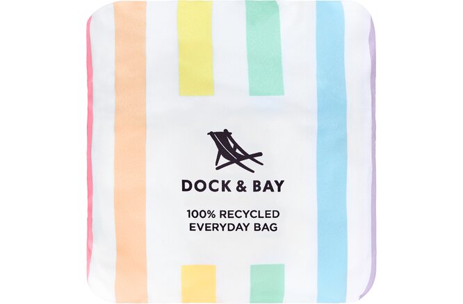 Dock & Bay Foldable Bag Medium unicorn waves