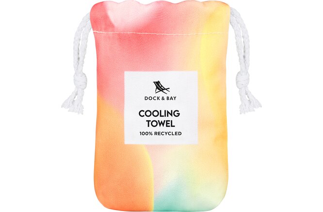 Dock & Bay Cooling Gym Towel sunset run