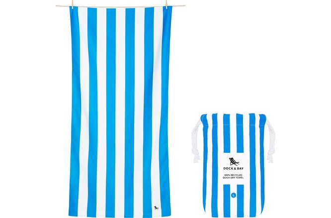 Dock & Bay Beach Towels Large bondi blue