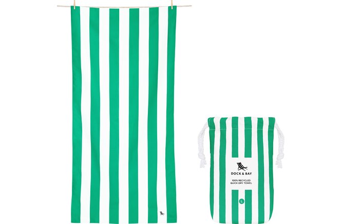 Dock & Bay Beach Towels Large cancun green