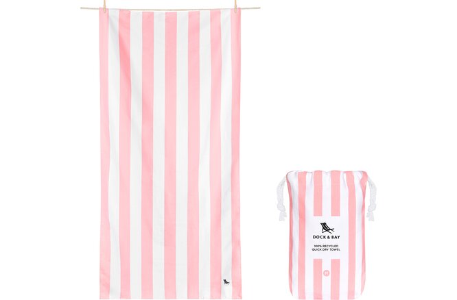 Dock & Bay Beach Towels X-Large malibu pink