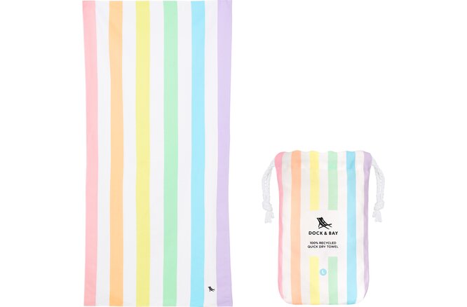 Dock & Bay Beach Towels X-Large unicorn waves