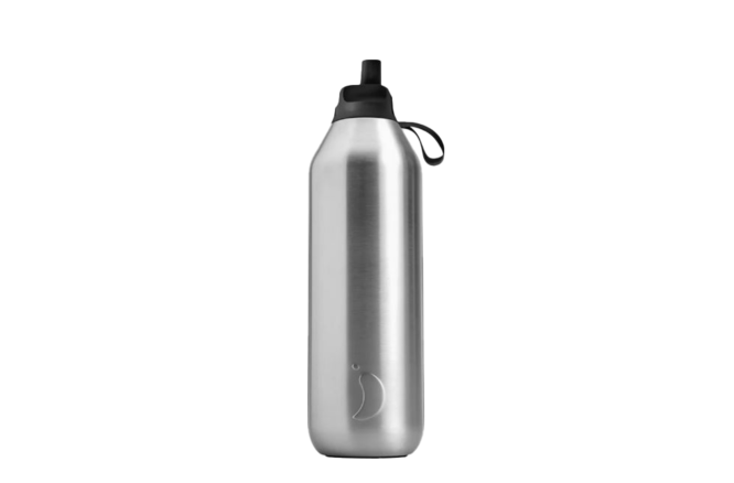 Chilly's Series 2 Flip Bottle 1l Stainless Steel recycled