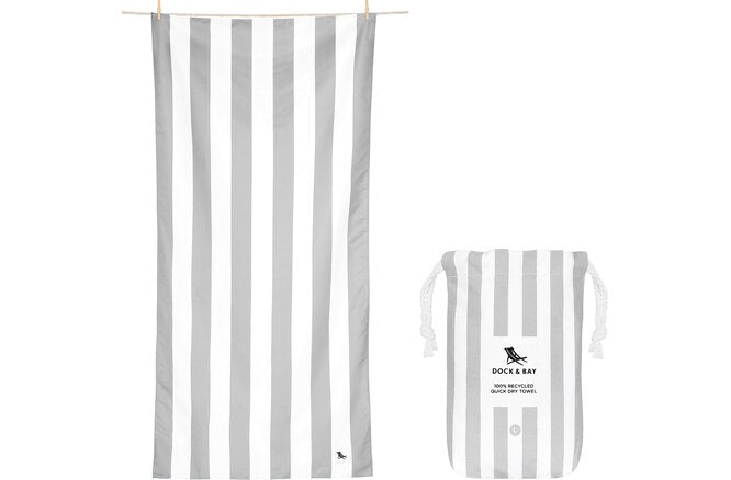 Dock & Bay Beach Towels X-Large goa grey