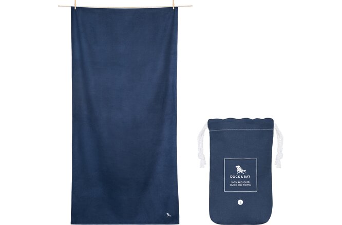 Dock & Bay Fitness Towels Large deep sea navy