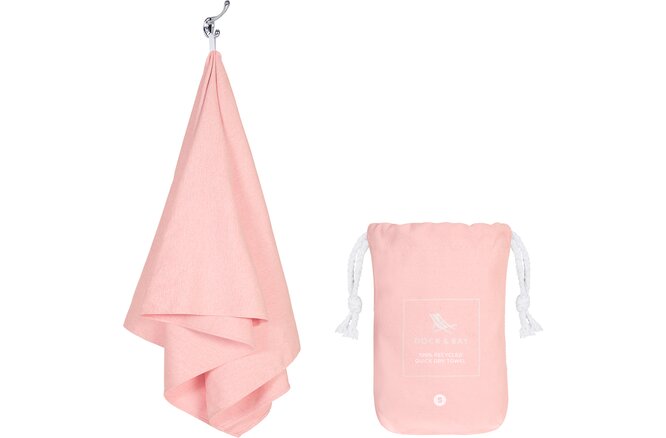 Dock & Bay Fitness Towels Large island pink