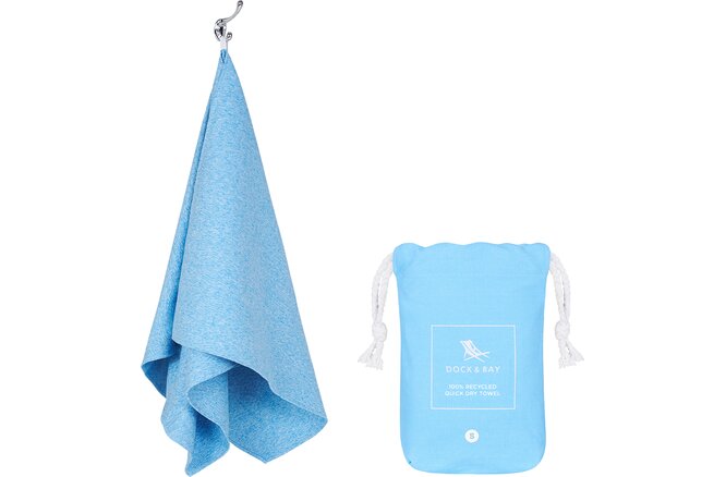 Dock & Bay Fitness Towels X-Large lagoon blue