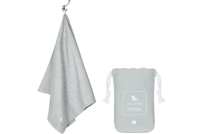 Dock & Bay Fitness Towels X-Large mountain grey