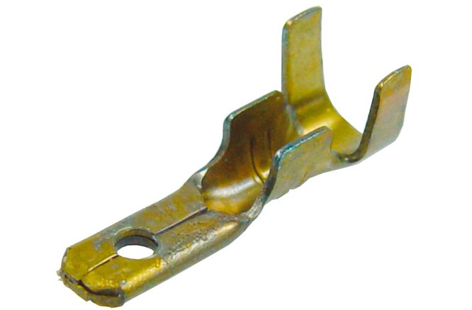 Flachsteckzunge Ø1.5mm2 2.8/0.8mm unisoliert messing