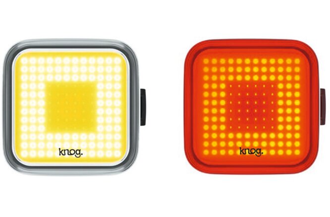 Knog Lichtset Blinder Square twin pack black