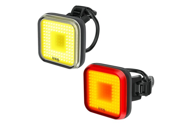 Knog Lichtset Blinder Square twin pack black