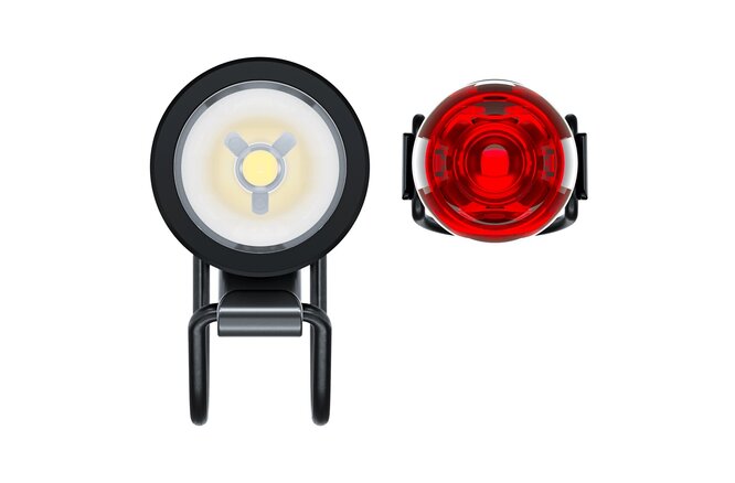 Knog Lichtset Plugger Twinpack black