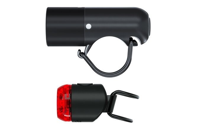 Knog Lichtset Plugger Twinpack black
