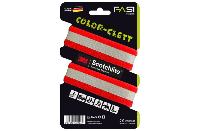 Fasi Color-Clett Binde rot