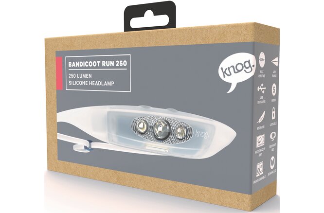 Knog Stirnlampe Bandicoot Run 250 blue