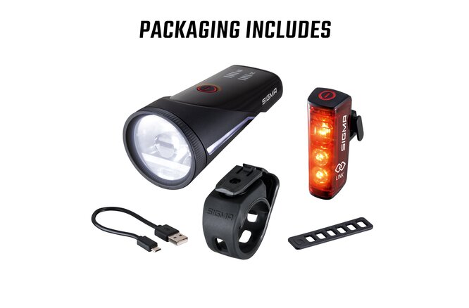 Sigma Lichtset Aura 100 & Blaze Link schwarz