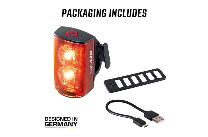 Sigma Rücklicht Buster RL 80 USB LED schwarz