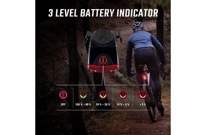 Sigma Rücklicht Buster RL 150 USB LED mit Bremslichtfunktion schwarz