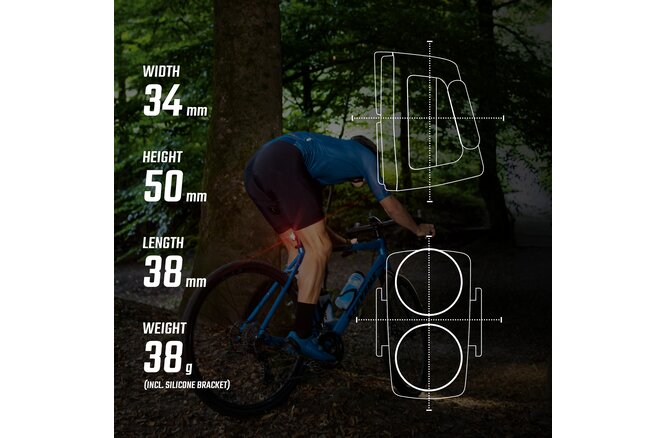 Sigma Rücklicht Buster RL 150 USB LED mit Bremslichtfunktion schwarz