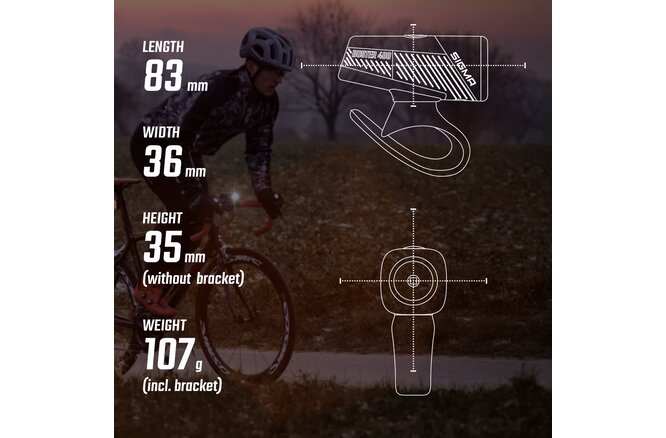 Sigma Scheinwerfer Buster 400 FL schwarz