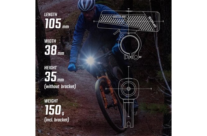 Sigma Scheinwerfer Buster 800 FL schwarz