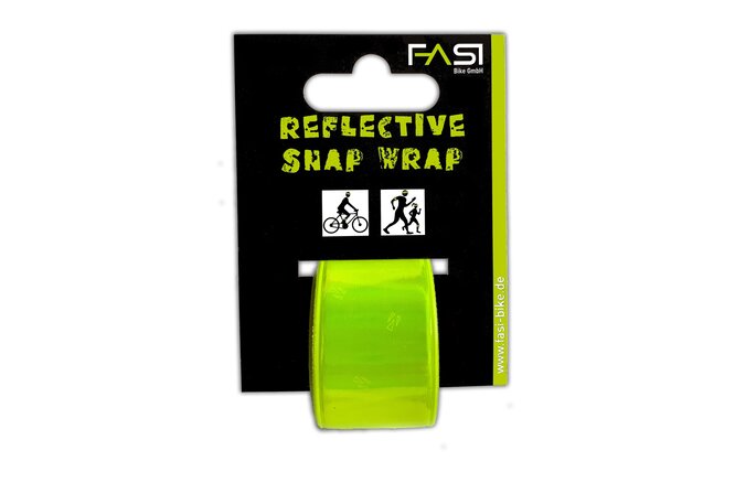 Fasi Snap Wrap Reflektorband 30 mm gelb