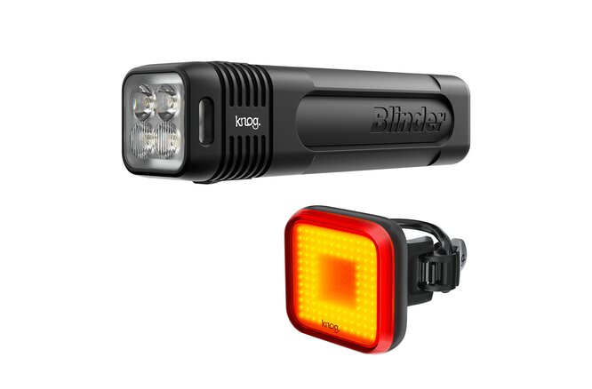 Knog Lichtset Blinder 600 & Blinder Square schwarz