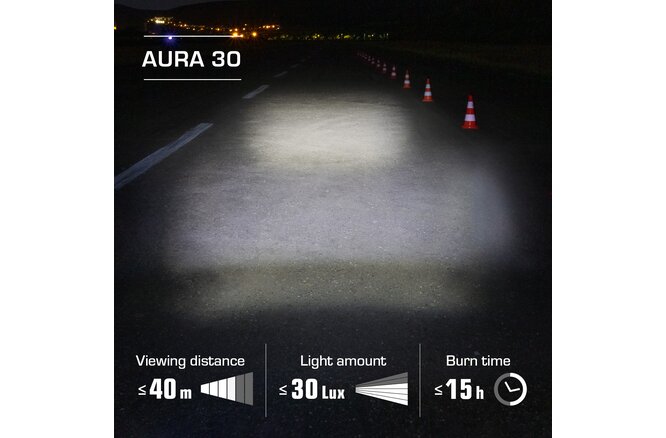 Sigma Lichtset Aura 30 FL & Curve schwarz