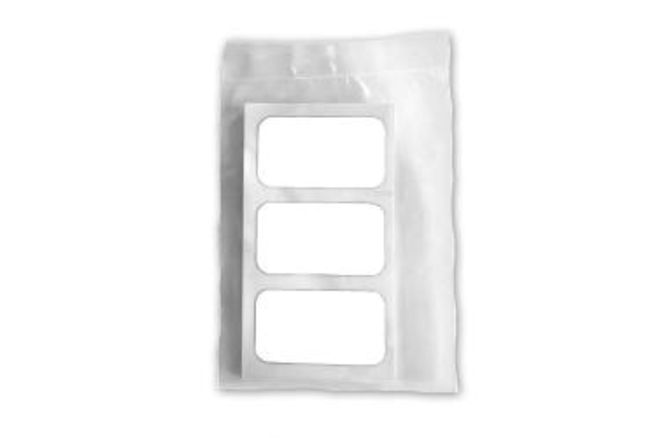 Reflektorfolie selbstklebend 3M 25x45mm OEM Set à 30 Stk. mit... 10 Bögen à 3 Stk. weiss