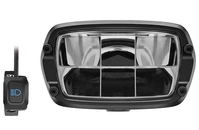 Litemove Scheinwerfer RXW-2900 E25 200/140 Lux Side mit... Handlebar mount PHB ohne Reflektor