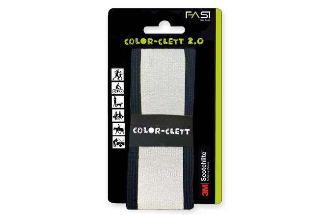 Fasi Color-Clett Reflektionsband 2.0 Premium schwarz