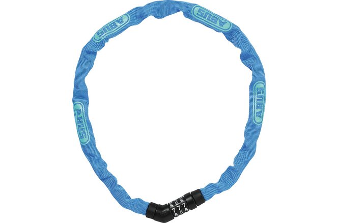 Abus Kettenschloss 4804C/75 Code ohne Halter blau