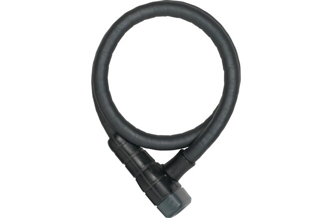 Abus Panzerkabelschloss Microflex 6615K/120 mit Halter SCMU 6K... schwarz